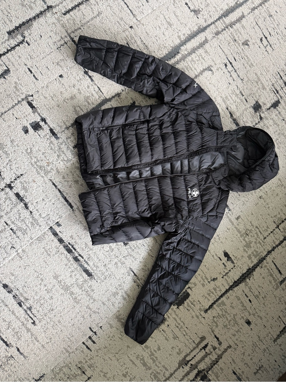Polo by Ralph Lauren Black Quilted Hooded Puffer Jacket